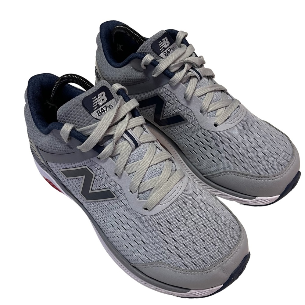New Balance 847v4 10 Men's Silver walking shoes extra wide size 8.5